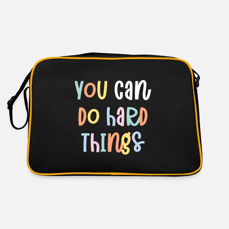 Vous pouvez faire des choses difficiles Sac Retro
