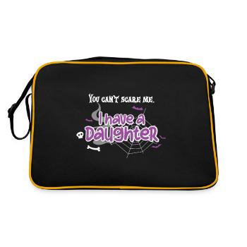 Tu ne peux pas me faire peur J’ai une fille - Sac Retro - noir/or - Dos