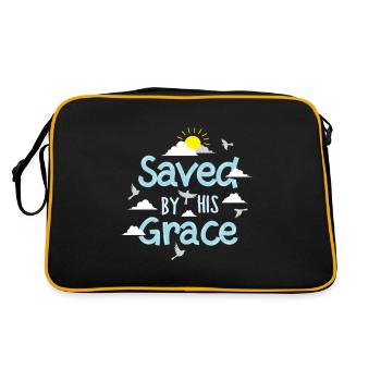 Sauvé par sa grâce - Sac Retro - noir/or - Dos