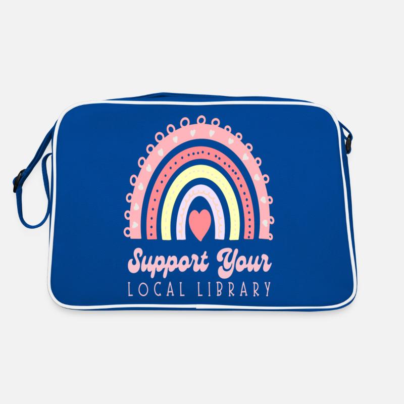 Support Your Local Library Retro Bag