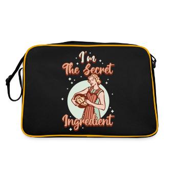 Dans le cadeau de cuisson d’ingrédients secrets - Sac Retro - noir/or - Dos