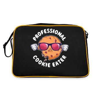 Professional Cookie Eater Cookie Gift - Retro Bag - black/gold - Back