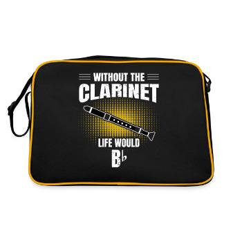Clarinette - Sac Retro - noir/or - Dos