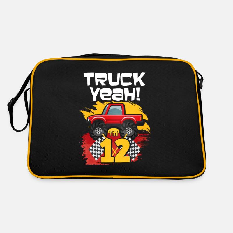 12. Geburtstag Retro Tasche