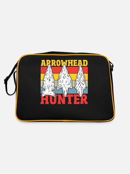 Arrowhead Hunter Arrowhead Hunting Arrowhead - Retro Bag - black/gold - Back