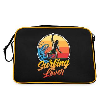 Amateurs de surf Planche de surf Surfer Surf - Sac Retro - noir/or - Dos