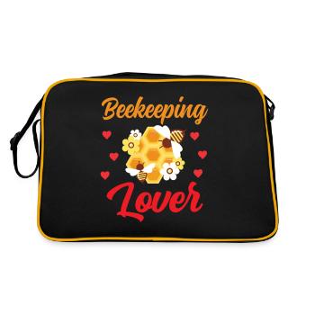 Amoureux de l’apiculture Apiculture Apiculteurs Apiculteurs - Sac Retro - noir/or - Dos