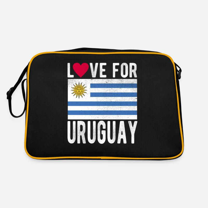 Uruguay Flag Retro Bag