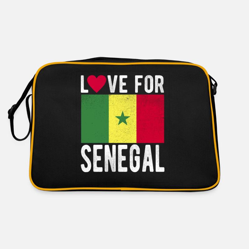 Drapeau du Sénégal Sac Retro