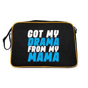 Got My Drama From My Mama - Retro Bag - black/gold - Back