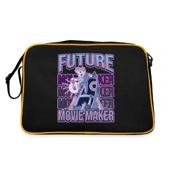 Future Movie Maker - Sac Retro - noir/or - Dos