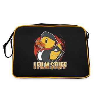 I Film Stuff - Retro Tasche - Schwarz/Gold - Hinten