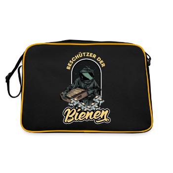 Protector of bees - Retro Bag - black/gold - Back