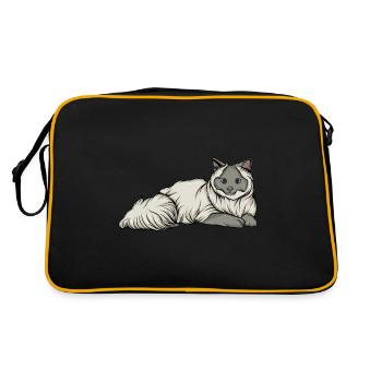 Chat - Sac Retro - noir/or - Dos
