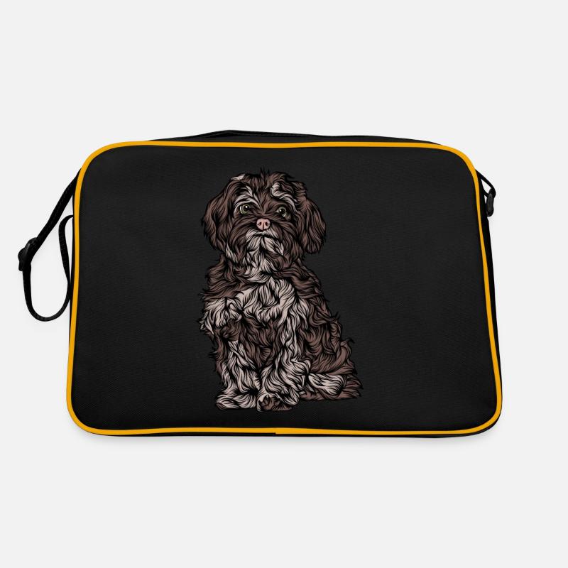 Hund Retro Tasche