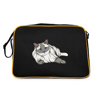 Dame aux chats - Sac Retro - noir/or - Dos