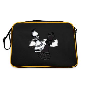 Chess Runner Checkers - Retro Bag - black/gold - Back