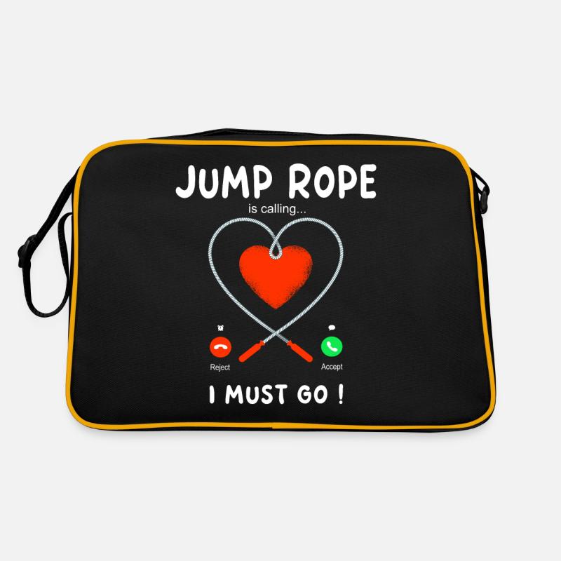 Jump Rope Calling - Seilspringen Retro Tasche