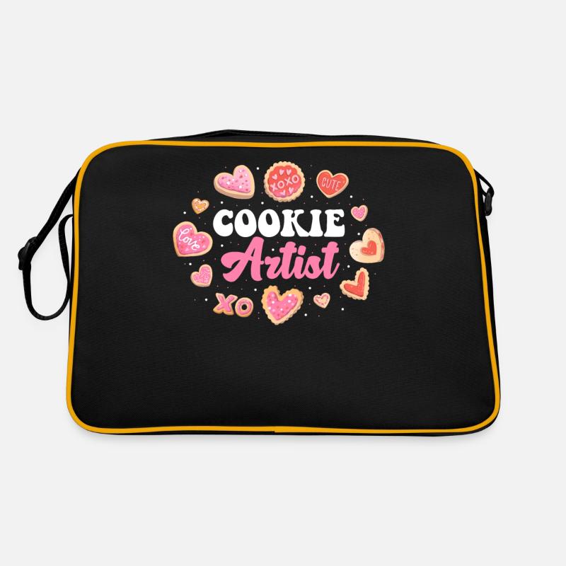 Cookie Artist Keks Geschenk Retro Tasche