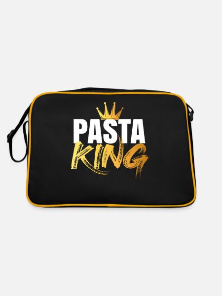 Roi des pâtes - Sac Retro - noir/or - Dos