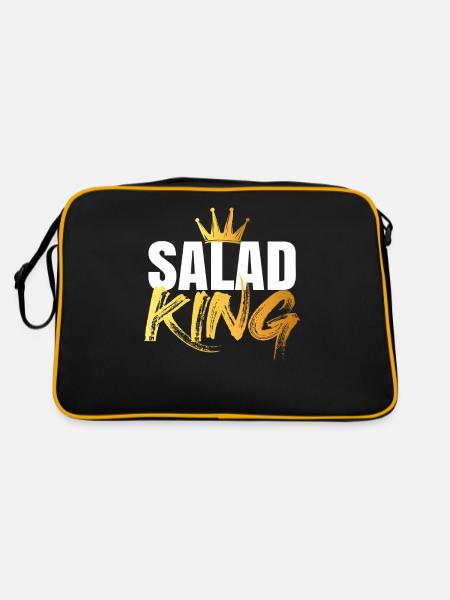 Salade King - Sac Retro - noir/or - Dos
