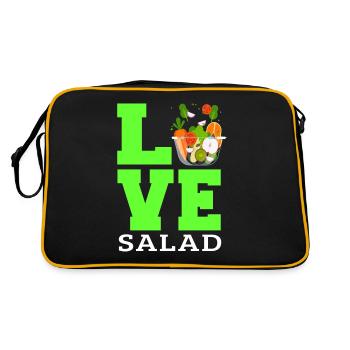 Salade d’amour - Sac Retro - noir/or - Dos