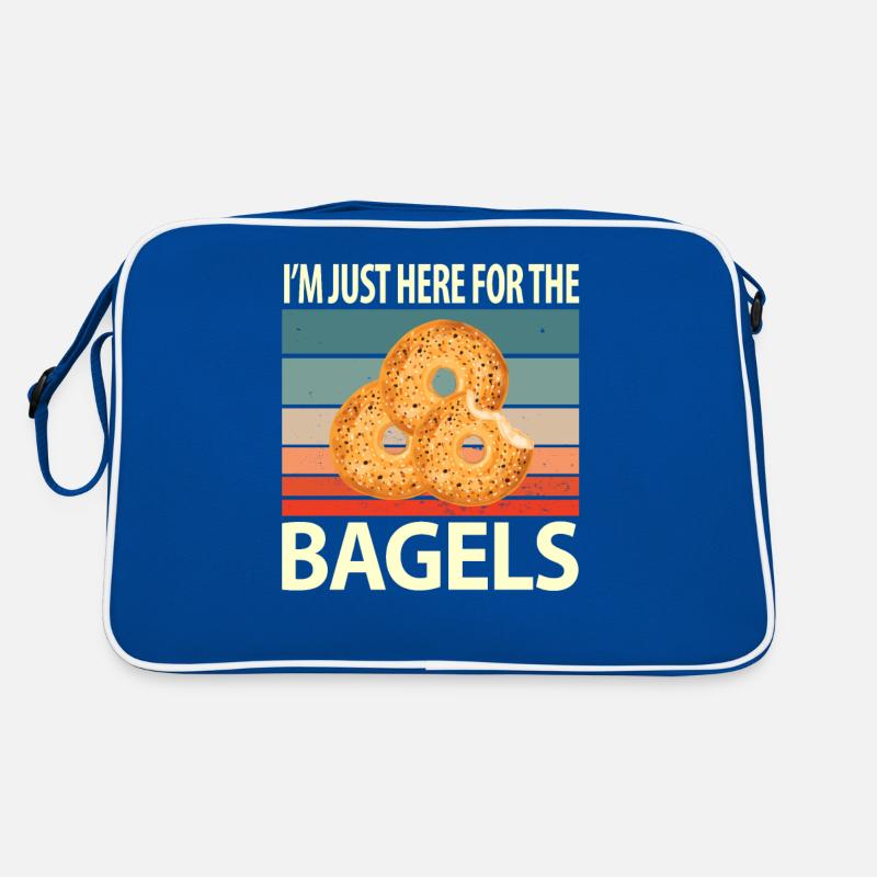 Bagel Bagels Geschenk Retro Tasche
