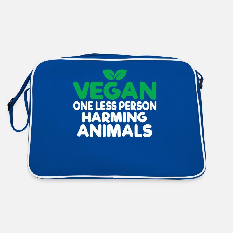 Veggie Lover Veganes Geschenk Retro Tasche
