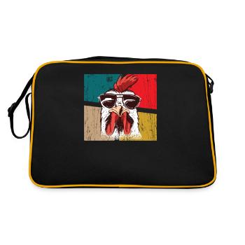 Big Hen Cool Poulet - Sac Retro - noir/or - Dos