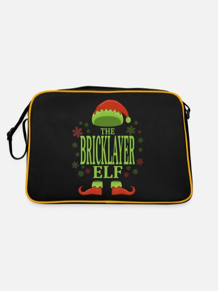 Elfe de Noël Maurer - Sac Retro - noir/or - Dos