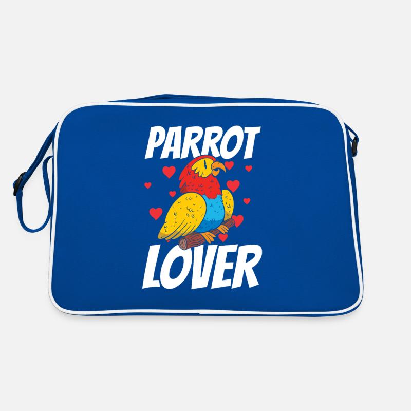 Parrot lover Pet Cute Parrot Animal Retro Bag