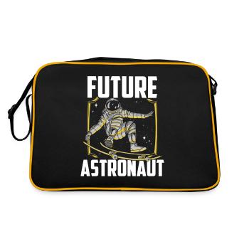 Futur astronaute Astronomy Rocket Astronomy Space - Sac Retro - noir/or - Dos