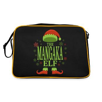 Elfe de Noël Mangaka - Sac Retro - noir/or - Dos