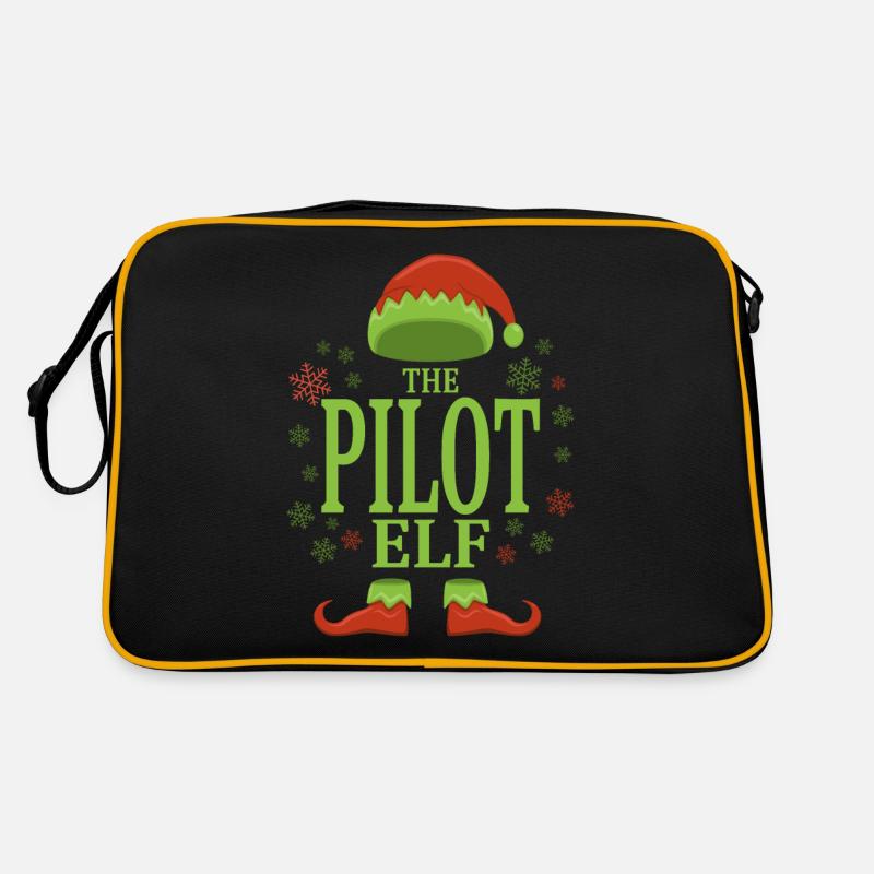 Pilot Weihnachtself Retro Tasche