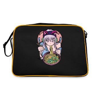Anime Anime Manga Anime Fille - Sac Retro - noir/or - Dos