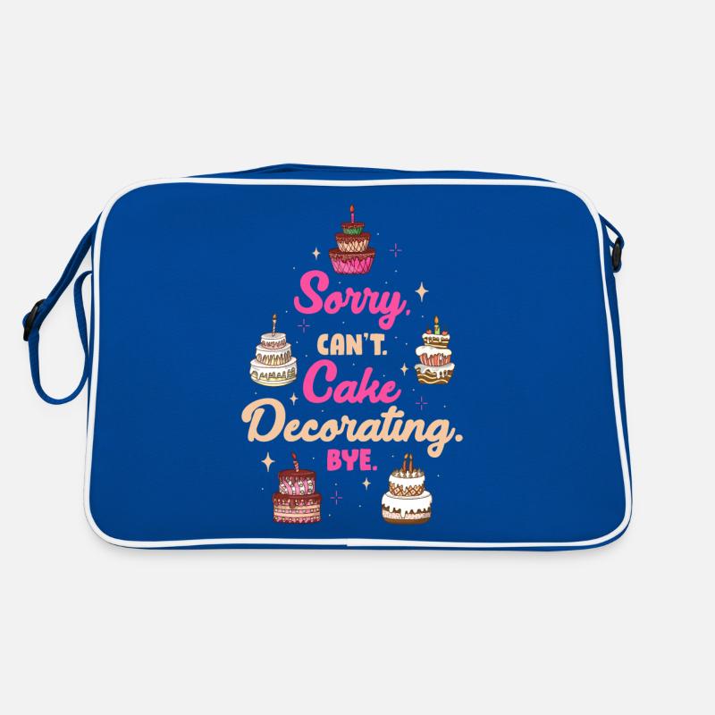 Désolé Cant Cake Décorating Bye Cake Gift Sac Retro