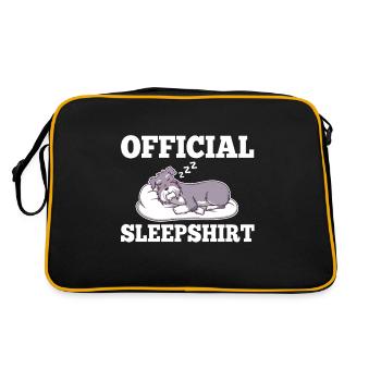 Chemise de nuit officielle Schnauzer - Sac Retro - noir/or - Dos