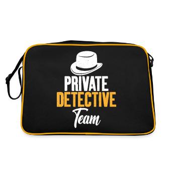 Private Detective Team Investigator - Retro Bag - black/gold - Back