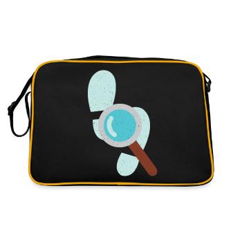 Detective Loupe Private Detective Expert Graphic - Retro Bag - black/gold - Back