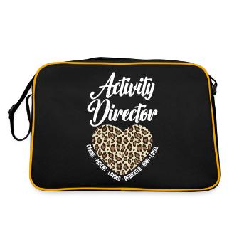 Faits sur le chef d’activité Coordonnatrice d’activités - Sac Retro - noir/or - Dos
