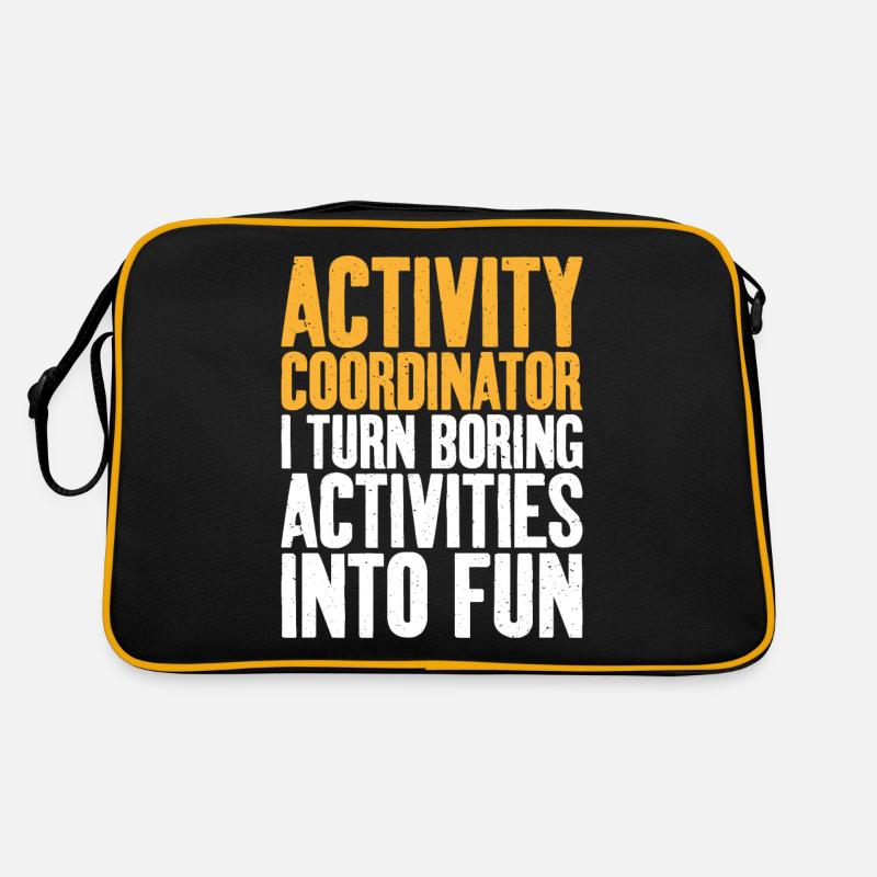 Activity Coordinator Boring Activities Director Retro Bag