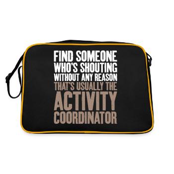 Habituellement coordinateur d’activité - Sac Retro - noir/or - Dos