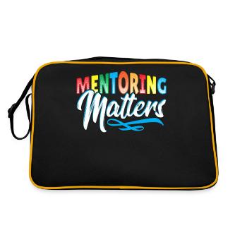 Mentoring Matters Coach Mentor Motivational - Retro Bag - black/gold - Back