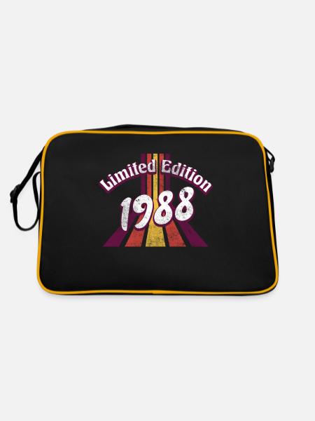 Limited Edition 1988 Vintage - Retro Bag - black/gold - Back