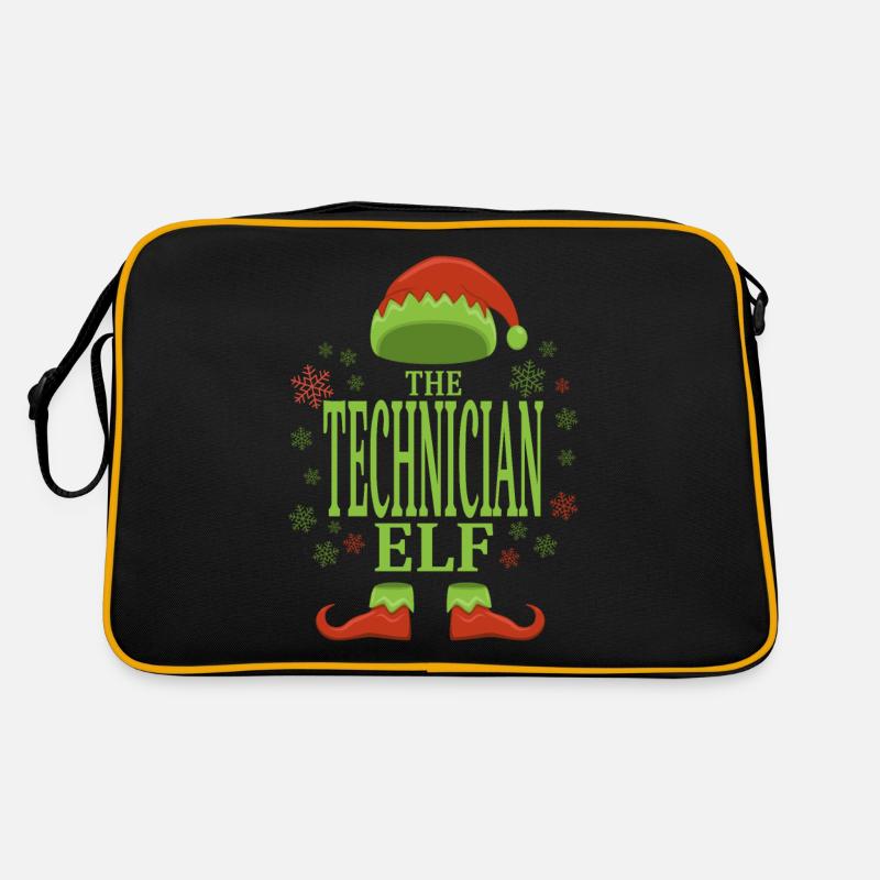 Technicien Elfe de Noël Sac Retro
