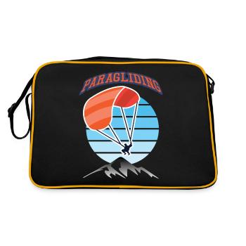 Parapente en montagne Parapente - Sac Retro - noir/or - Dos