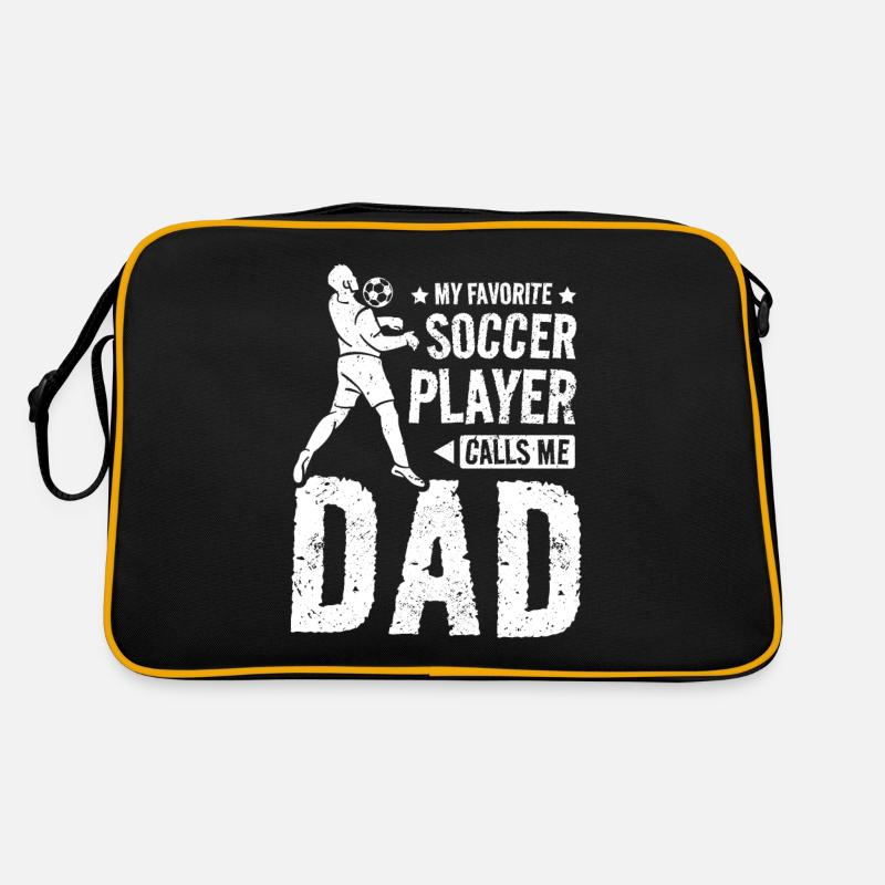Mon joueur de soccer préféré m’appelle papa Sac Retro