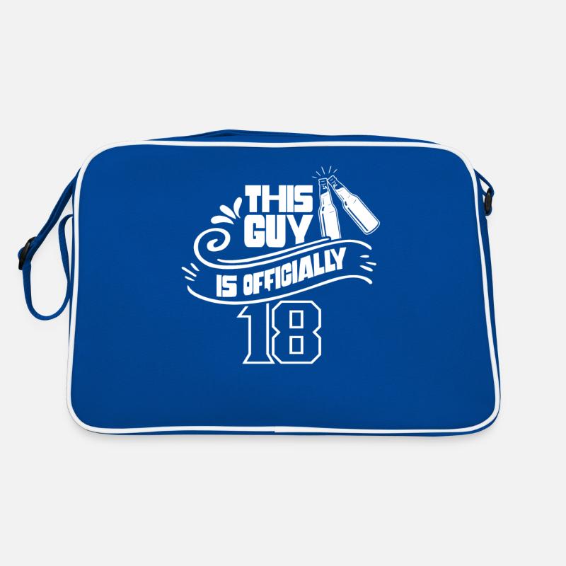 Ce gars a officiellement 18 ans dix-huit ans Sac Retro