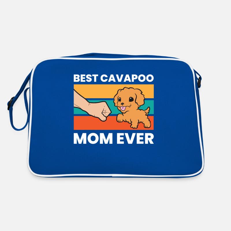 Cavapoo Dog Mama Cavoodle Best Cavapoo Mom Ever Retro Bag