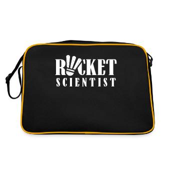 Thug Scientist Racket Scientist - Retro Bag - black/gold - Back